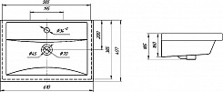 Vigo Тумба с раковиной Geometry 2-600 белая/бетон – фотография-7